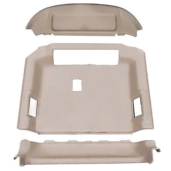 Aftermarket CR9403H New Formed Sailcloth Tan Vinyl Headliner Fits John Deere CTS II 9410 Plus CAL50-0125 - main